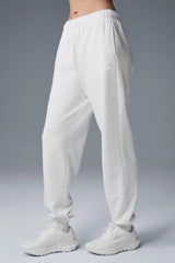 Cuffed Renown Heavy Weight Sweatpant - White
