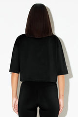 Boxy Light Softskin100© T-Shirt - Black