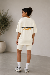 Unisex -Oversized Jordan Print T-Shirt - B Grade