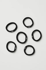 Untangled Hair Tie 6-Pack - Black