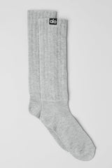 Unisex Scrunch Sock - Gray
