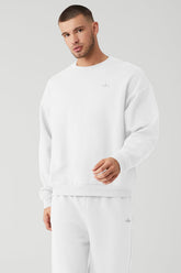 Accolade Crew Neck Pullover - Men/ White