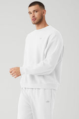 Accolade Crew Neck Pullover - Men/ White