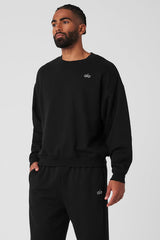 Accolade Crew Neck Pullover - Men/ Black