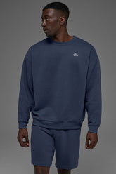 Accolade Crew Neck Pullover - Men/ Navy