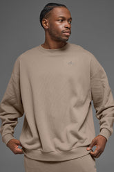 Accolade Crew Neck Pullover - Men/ Gravel