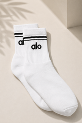 Unisex Half-Crew Throwback Sock