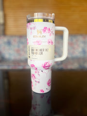 Stanley White Love Shack Fancy Quencher Tumbler 40 oz