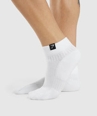 Gym Chark Trainer Socks \ white