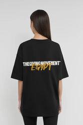 Oversized Egypt Print T-Shirt - Unisex