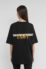 Oversized Egypt Print T-Shirt - Unisex