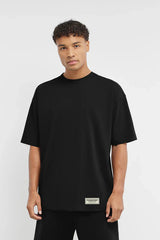 Unisex - Oversized Sticker Print T-Shirt - C Grade