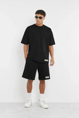 Unisex - Oversized Sticker Print T-Shirt - C Grade