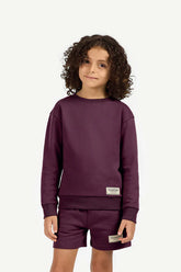 Kids Oversized Sweatshirt - Boys / Fig