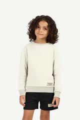Kids Oversized Sweatshirt - Boys / Ivory