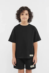 Kids Oversized T-Shirt - Unisex/ Black