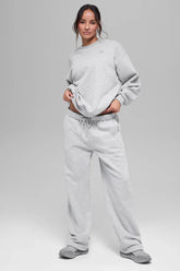 Accolade Crew Neck Pullover - Unisex/ Athletic Heather Grey Light Shade