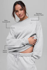 Accolade Crew Neck Pullover - Unisex/ Athletic Heather Grey Light Shade