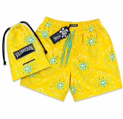 Vilebrequin Cobalt Turtle Swim Shorts - Yellow