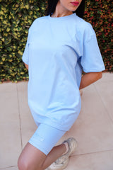 10.5 inch Biker Shorts - Powder blue