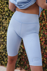 10.5 inch Biker Shorts - Powder blue