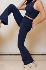 Flared Leggings- Navy