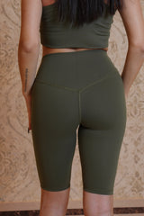 10.5 inch Biker Shorts - Khaki