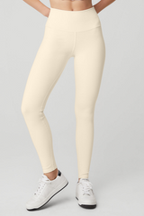 7/8 High-Waist Airlift Legging - Vanilla