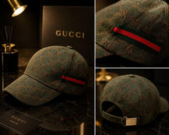 Gucci Monogram Web Stripe Cap