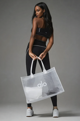 Sheer Tote Bag - White