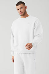 Accolade Crew Neck Pullover - Unisex/ White