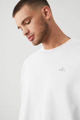 Accolade Crew Neck Pullover - Men/ White