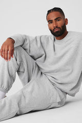 Accolade Crew Neck Pullover - Men/ Athletic Heather Grey