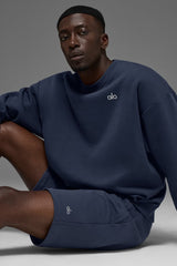Accolade Crew Neck Pullover - Men/ Navy