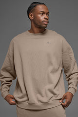 Accolade Crew Neck Pullover - Men/ Gravel