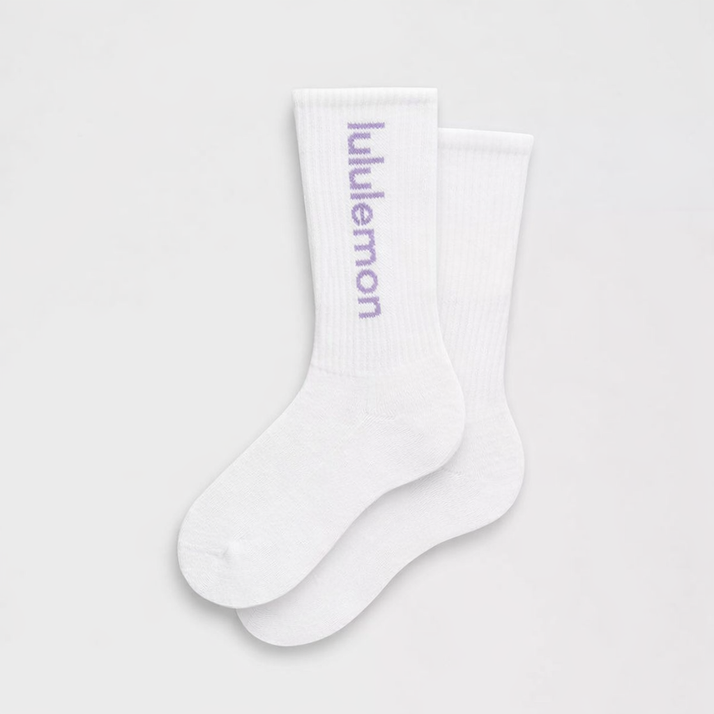 Unisex Power Stride Crew Socks Stripe