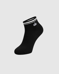alo Quarter Socks Stripe