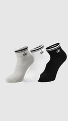 alo Quarter Socks Stripe