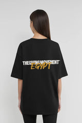 Unisex -Oversized Egypt Print T-Shirt