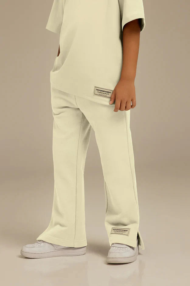 Kids Straight Leg Jogger - Boys / Ivory