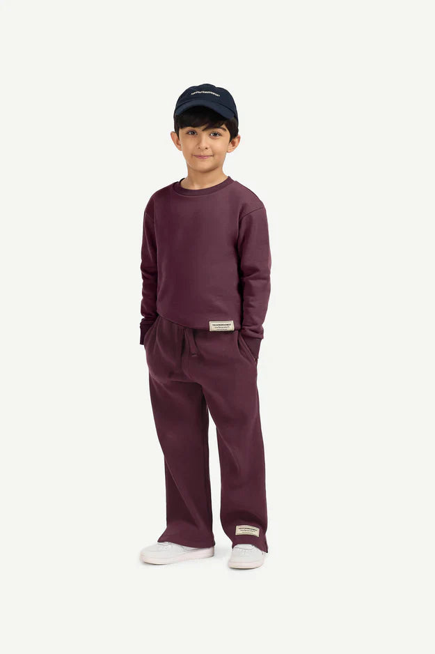 Kids Straight Leg Jogger - Boys / Fig