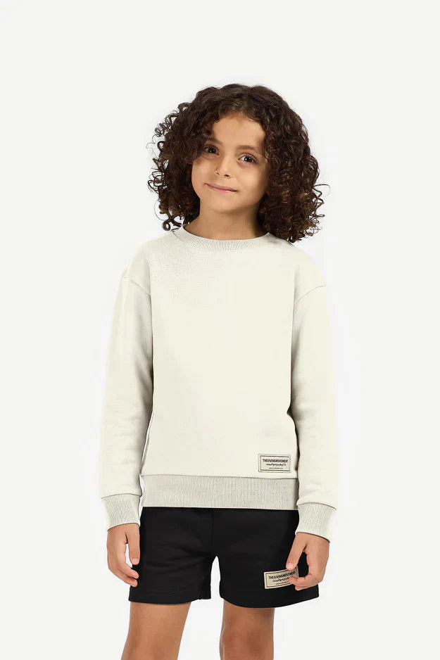 Kids Oversized Sweatshirt - Boys / Ivory