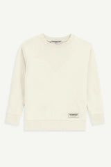 Kids Oversized Sweatshirt - Girls/ Ivory