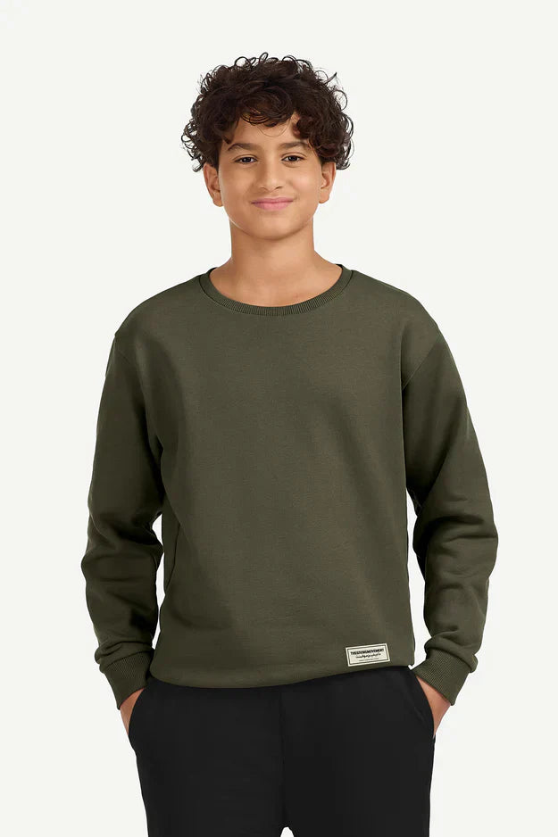 Unisex Teens Oversized Sweatshirt