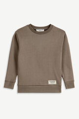 Kids Oversized Sweatshirt - Boys / Truffle