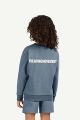 Kids Oversized Sweatshirt - Boys / Vintage Indigo