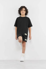 Kids Oversized T-Shirt - Unisex/ Black