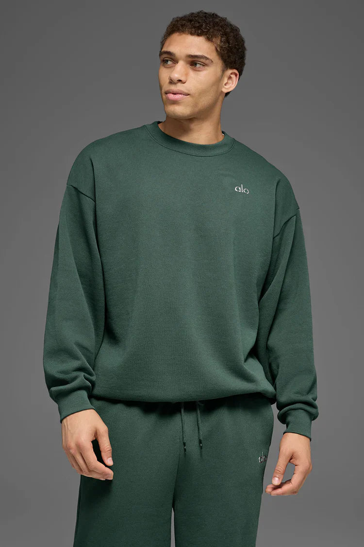 Accolade Crew Neck Pullover - Unisex/ Clover Green
