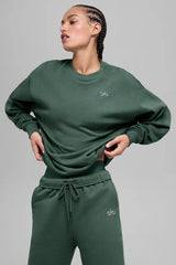 Accolade Crew Neck Pullover - Unisex/ Clover Green