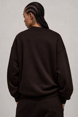 Accolade Crew Neck Pullover - Unisex/ Espresso Noir